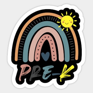 Pre-K Back To School Boys & Girls Pre-Kindergarten Student Teacher Sticker